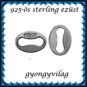 925-ös sterling ezüst ékszerkellék: láncvég fémjel jelző ELK KV 07  BRH, Kellékek & szerszámok, Ékszerkellék, Ékszerkészítés, Ékszerkészítés, MESKA