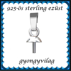 925-ös ezüst medálkapocs EMK 107 e - gyöngy, ékszerkellék - egyéb alkatrész - Meska.hu 925-ös ezüst medálkapocs EMK 107 e - gyöngy, ékszerkellék - egyéb alkatrész - Meska.hu