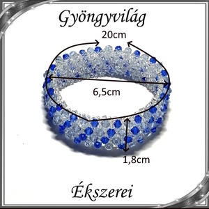  Ékszerek-karkötők: Capriccho 4 soros fűzött kristály gyöngy karkötő SKCA-K4-03  - ékszer - karkötő - gyöngyös karkötő - Meska.hu