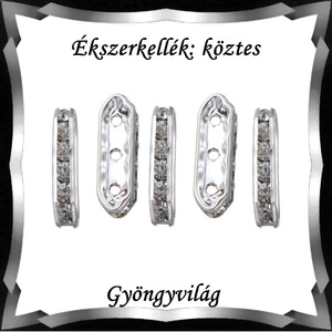 Ékszerkellék: köztes / díszítőelem / gyöngy BKÖ 3S 07-21,4x7e 5db, Kellékek & szerszámok, Gyöngyfűzés kellékek, Fém köztesek, Ékszerkészítés, Mindenmás, Ékszerkészítés, MESKA