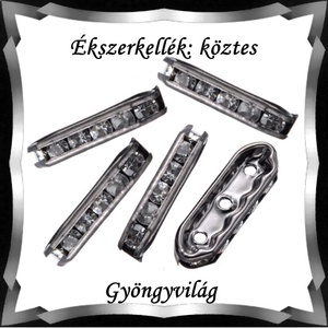 Ékszerkellék: köztes / díszítőelem / gyöngy BKÖ 3S 07-21,4x7f 5db, Kellékek & szerszámok, Gyöngyfűzés kellékek, Fém köztesek, Ékszerkészítés, Mindenmás, Ékszerkészítés, MESKA