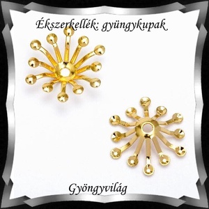 Ékszerkellék: gyöngykupak BGYK 32a 20db / csomag - gyöngy, ékszerkellék - fém köztesek - Meska.hu Ékszerkellék: gyöngykupak BGYK 32a 20db / csomag - gyöngy, ékszerkellék - fém köztesek - Meska.hu