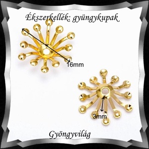 Ékszerkellék: köztes / díszítőelem / gyöngy BKÖ 1S 48-2 20db/csomag - kellékek & szerszámok - ékszerkellék - Meska.hu