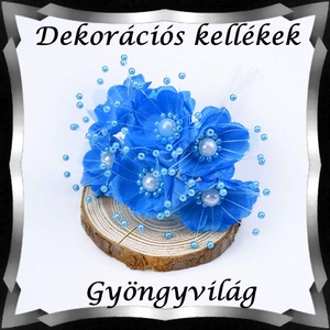 Dekorációs kellék: selyem virág DEK-VS 01 3db - kellékek & szerszámok - dekorációs kellékek - figurák - Meska.hu