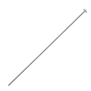 925-ös sterling ezüst ékszerkellék: szerelőpálca szög végű ESZP SZ 38x0,6 2db/csomag - Meska.hu