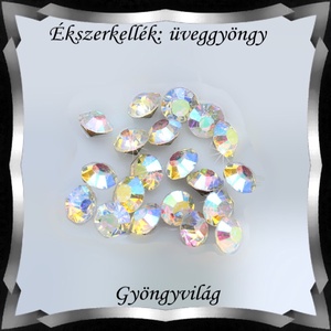 Kristály rivoli ragasztható   40db/cs  2mm  PP14/SS6,5 - kellékek & szerszámok - gyöngyfűzés kellékek - üveggyöngy - Meska.hu