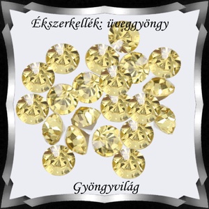 Kristály rivoli ragasztható 40db/cs 4mm PP32/SS17 - kellékek & szerszámok - gyöngyfűzés kellékek - swarovski kristályok - Meska.hu