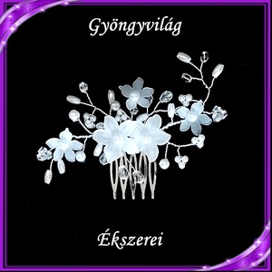 Ékszerek-hajdíszek, hajcsatok: Esküvői, menyasszonyi, alkalmi hajdísz S-H-FÉ11e R - esküvő - hajdísz - kontydísz & hajdísz - Meska.hu
