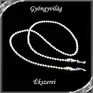 Szemüveglánc  SSZL 02-1 - esküvő - hajdísz - fésűs hajdísz - Meska.hu