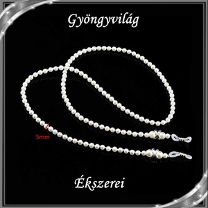 Szemüveglánc  SSZL 02-1 - esküvő - hajdísz - fésűs hajdísz - Meska.hu