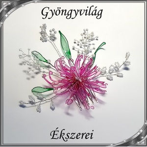 Egyedi, alkalmi hajdísz dip art technikával SHD 02-2  - Meska.hu