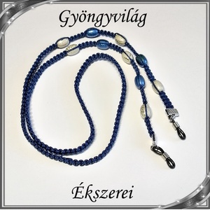 Szemüveglánc  SSZL 03-1, Ékszer, Szemüveglánc, Ékszerkészítés, Gyöngyfűzés, gyöngyhímzés, MESKA