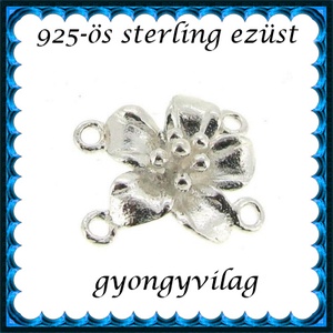 925-ös sterling ezüst ékszerkellék: köztes / gyöngy / dísz  EKÖ 42 - kellékek & szerszámok - gyöngyfűzés kellékek - fém köztesek - Meska.hu
