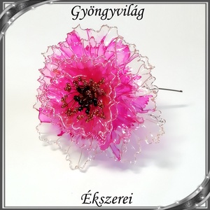 Egyedi, alkalmi hajdísz dip art technikával SHD 03-2, Esküvő, Hajdísz, Fésűs hajdísz, Ékszerkészítés, Meska