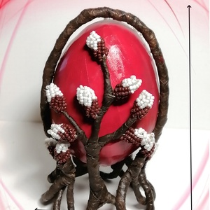Gyöngyből készített húsvéti asztaldísz  GYV33-1 - otthon & lakás - dekoráció - virágdísz és tartó - csokor & virágdísz - Meska.hu