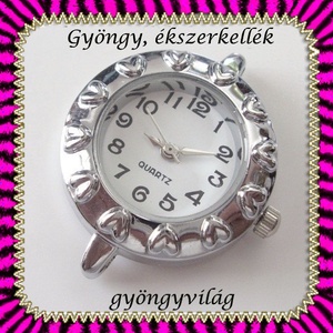 Ékszerkellék: fűzhető óra BOSZ 06, Kellékek & szerszámok, Gyöngyfűzés kellékek, Egyéb alkatrész, Ékszerkészítés, Ékszerkészítés, MESKA