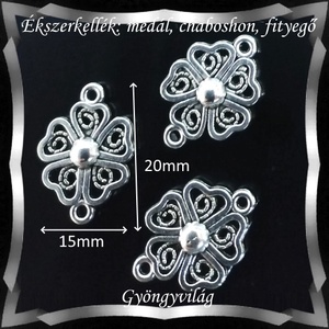 Ékszerkellék: medál, caboshon, fityegő BMCF-2-14e 3db/cs - kellékek & szerszámok - gyöngyfűzés kellékek - cabochon - Meska.hu