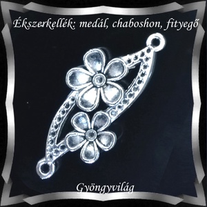 Ékszerkellék: medál, caboshon, fityegő BMCF-15e 2db/cs - gyöngy, ékszerkellék - fém köztesek - Meska.hu