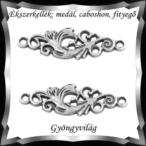 Ékszerkellék: medál, caboshon, fityegő BMCF-18e 2db/cs, Kellékek & szerszámok, Gyöngyfűzés kellékek, Fém köztesek, Ékszerkészítés, Mindenmás, Ékszerkészítés, MESKA