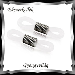 Ékszerkellék: egyéb/ szemüveglánchoz gumi gyűrű 10db BEK-EK01 - kellékek & szerszámok - gyöngyfűzés kellékek - egyéb alkatrész - Meska.hu