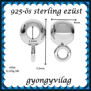 925-ös ezüst medáltartó EMT 38 - gyöngy, ékszerkellék - egyéb alkatrész - Meska.hu 925-ös ezüst medáltartó EMT 38 - gyöngy, ékszerkellék - egyéb alkatrész - Meska.hu