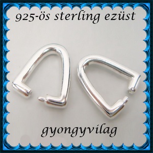 925-ös sterling ezüst ékszerkellék: medáltartó, medálkapocs EMK 114e - gyöngy, ékszerkellék - egyéb alkatrész - Meska.hu 925-ös sterling ezüst ékszerkellék: medáltartó, medálkapocs EMK 114e - gyöngy, ékszerkellék - egyéb alkatrész - Meska.hu