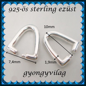 925-ös sterling ezüst ékszerkellék: medáltartó, medálkapocs EMK 114e - gyöngy, ékszerkellék - egyéb alkatrész - Meska.hu 925-ös sterling ezüst ékszerkellék: medáltartó, medálkapocs EMK 114e - gyöngy, ékszerkellék - egyéb alkatrész - Meska.hu