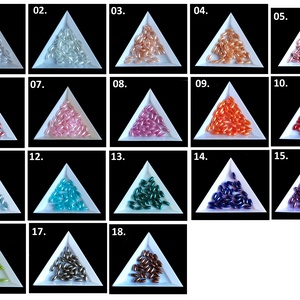 Ékszerkellék: gyöngy, viasz gyöngy GY VGYR 4x8 mm rizsszem több színben, Gyöngy, ékszerkellék, Fém köztesek, Ékszerkészítés, Mindenmás, Szerelékek, MESKA