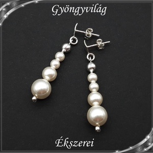 Esküvői, menyasszonyi, alkalmi ékszer szett, swarovszki kristály SSZ-ESWPG 02-1 K - esküvő - ékszer - ékszerszett - Meska.hu