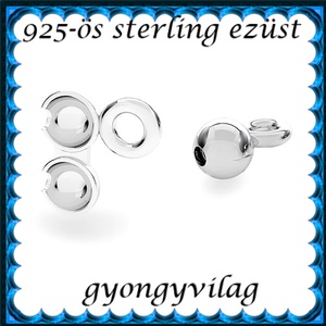 925-ös sterling ezüst ékszerkellék: csomótakaró ECST 07-3e, Kellékek & szerszámok, Gyöngyfűzés kellékek, Egyéb alkatrész, Ékszerkészítés, Mindenmás, Ékszerkészítés, MESKA