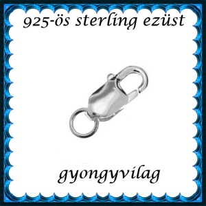 925-ös ezüst 1soros lánckapocs ELK 1s 15-11e, Kellékek & szerszámok, Gyöngyfűzés kellékek, Egyéb alkatrész, Ékszerkészítés, Ékszerkészítés, MESKA