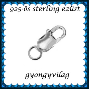 925-ös ezüst 1soros lánckapocs ELK 1s 15-13e, Kellékek & szerszámok, Gyöngyfűzés kellékek, Egyéb alkatrész, Ékszerkészítés, Ékszerkészítés, MESKA