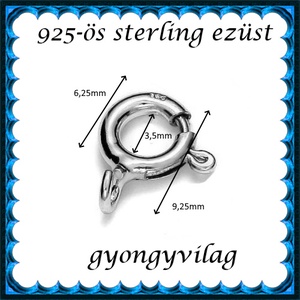 925-ös sterling ezüst ékszerkellék: lánckalocs ELK 1S 12-1-9,25e - kellékek & szerszámok - gyöngyfűzés kellékek - egyéb alkatrész - Meska.hu