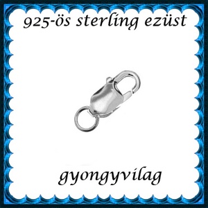 925-ös ezüst 1soros lánckapocs ELK 1s 15-8e - Meska.hu
