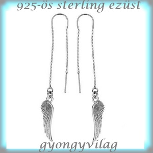 925-ös sterling ezüst ékszerkellék: fülbevaló kapocs, bedugós, füllánc EFK BFL 03 - kellékek & szerszámok - ékszerkellék - fülbevaló kapocs - Meska.hu