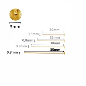925-ös sterling ezüst ékszerkellék: szerelőpálca szög végű ESZP SZ 50x0,8g, Kellékek & szerszámok, Gyöngyfűzés kellékek, Szerelőpálca, Ékszerkészítés, Mindenmás, Ékszerkészítés, MESKA