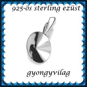 925-ös ezüst medálkapocs EMK 55-14, Kellékek & szerszámok, Ékszerkellék, Medáltartó, medálkapocs, Ékszerkészítés, Ékszerkészítés, MESKA
