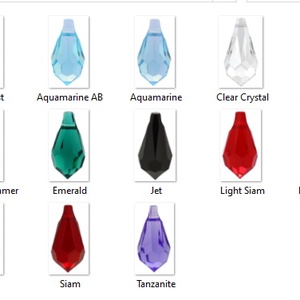 Swarovski kristály medál: csepp SW6000-13, Kellékek & szerszámok, Gyöngyfűzés kellékek, Swarovski kristályok, Ékszerkészítés, Ékszerkészítés, MESKA