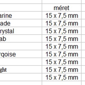 Swarovski kristály medál: csepp SW6000-15 - kellékek & szerszámok - gyöngyfűzés kellékek - swarovski kristályok - Meska.hu