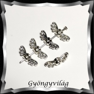 Ékszerkellék: köztes / díszítőelem / gyöngy BKÖ 1S 46-1 10db/csomag  mini  angyalszárny, Kellékek & szerszámok, Gyöngyfűzés kellékek, Fém köztesek, Ékszerkészítés, Ékszerkészítés, MESKA
