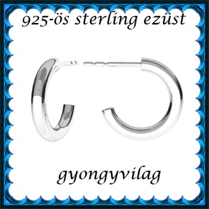 925-ös sterling ezüst ékszerek: fülbevaló EF13e, Ékszer, Fülbevaló, Pötty fülbevaló, Ékszerkészítés, Gyöngyfűzés, gyöngyhímzés, Meska