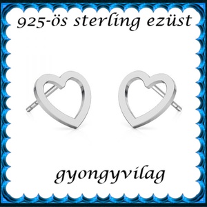 925-ös sterling ezüst ékszerek: fülbevaló EF19, Ékszer, Fülbevaló, Pötty fülbevaló, Ékszerkészítés, Gyöngyfűzés, gyöngyhímzés, Meska