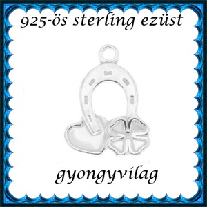 925-ös sterling ezüst ékszerkellék: medál / pandora / fityegő EMTÉ 28, Kellékek & szerszámok, Gyöngyfűzés kellékek, Cabochon, Ékszerkészítés, Mindenmás, Ékszerkészítés, MESKA