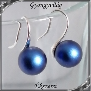 Ékszerek-fülbevalók: Swarovski félig fúrt gömb s925-ös ezüst SF-S925-SW05  S925-fk11--sw5818 - Meska.hu