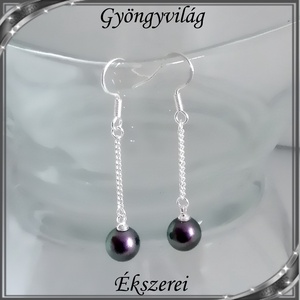 Ékszerek-fülbevalók: Swarovski félig fúrt gömb s925-ös ezüst SF-S925-SW06  S925-fk03--sw5818, Ékszer, Fülbevaló, Pötty fülbevaló, Ékszerkészítés, Gyöngyfűzés, gyöngyhímzés, Meska