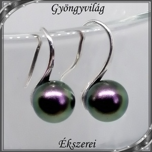 Ékszerek-fülbevalók: Swarovski félig fúrt gömb s925-ös ezüst SF-S925-SW05  S925-fk11--sw5818-8, Ékszer, Fülbevaló, Pötty fülbevaló, Ékszerkészítés, Gyöngyfűzés, gyöngyhímzés, MESKA