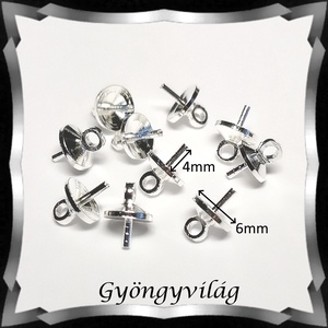 Ékszerkellék: medálkapocs BMK 09-6e 10db/csomag - gyöngy, ékszerkellék - egyéb alkatrész - Meska.hu