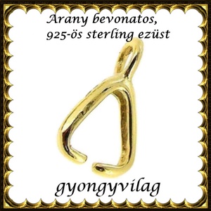 925-ös sterling ezüst ékszerkellék: medáltartó, medálkapocs EMK 08g , Kellékek & szerszámok, Ékszerkellék, Medáltartó, medálkapocs, Ékszerkészítés, Mindenmás, Ékszerkészítés, MESKA