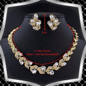 Ékszerek-szettek: Esküvői, menyasszonyi, alkalmi ékszer szett ES-SZÉ53a clear - esküvő - ékszer - ékszerszett - Meska.hu