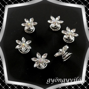 Ékszerek-hajdíszek, hajcsatok: Esküvői, menyasszonyi, alkalmi hajdísz ES-H-SP08 6db/csomag - esküvő - hajdísz - kontydísz & hajdísz - Meska.hu